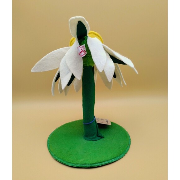 Annalee Mobilitee Vintage 1993 Standing Daisy 9"x6" with Face “Oooh Mouth” Tag - Picture 3 of 13